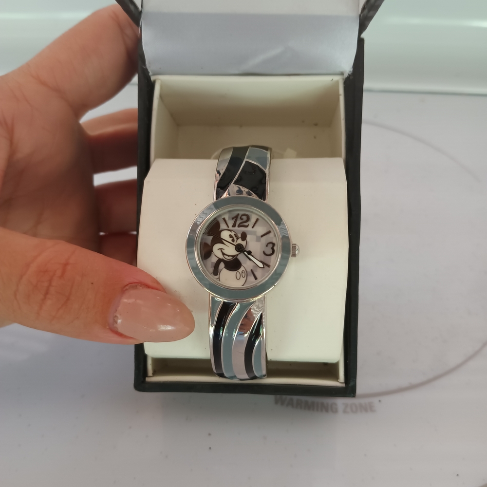 Disney Silver and Black Women's Watch